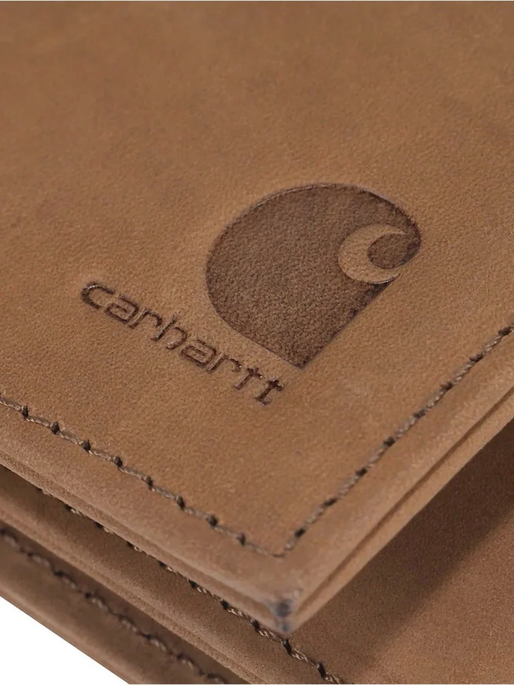 NWT Carhartt Men's Saddle Leather Trifold Wallet